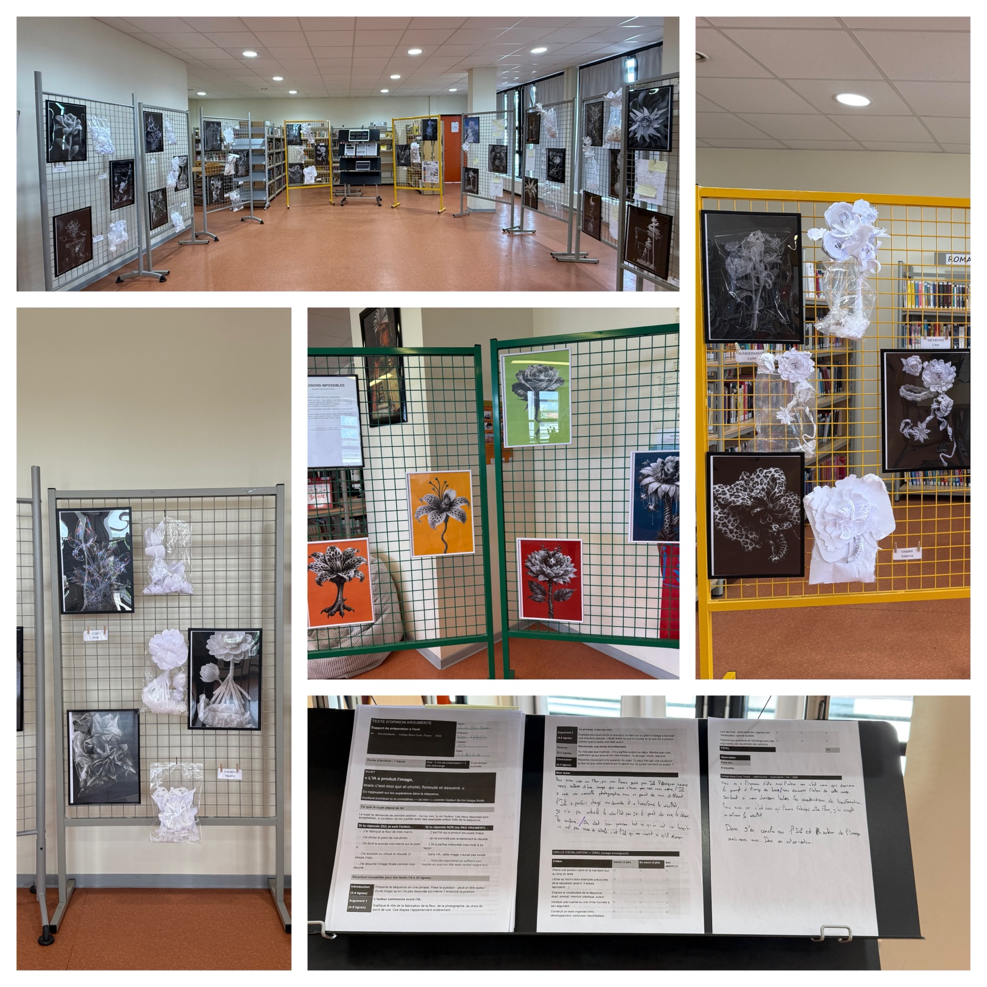 Exposition au collège