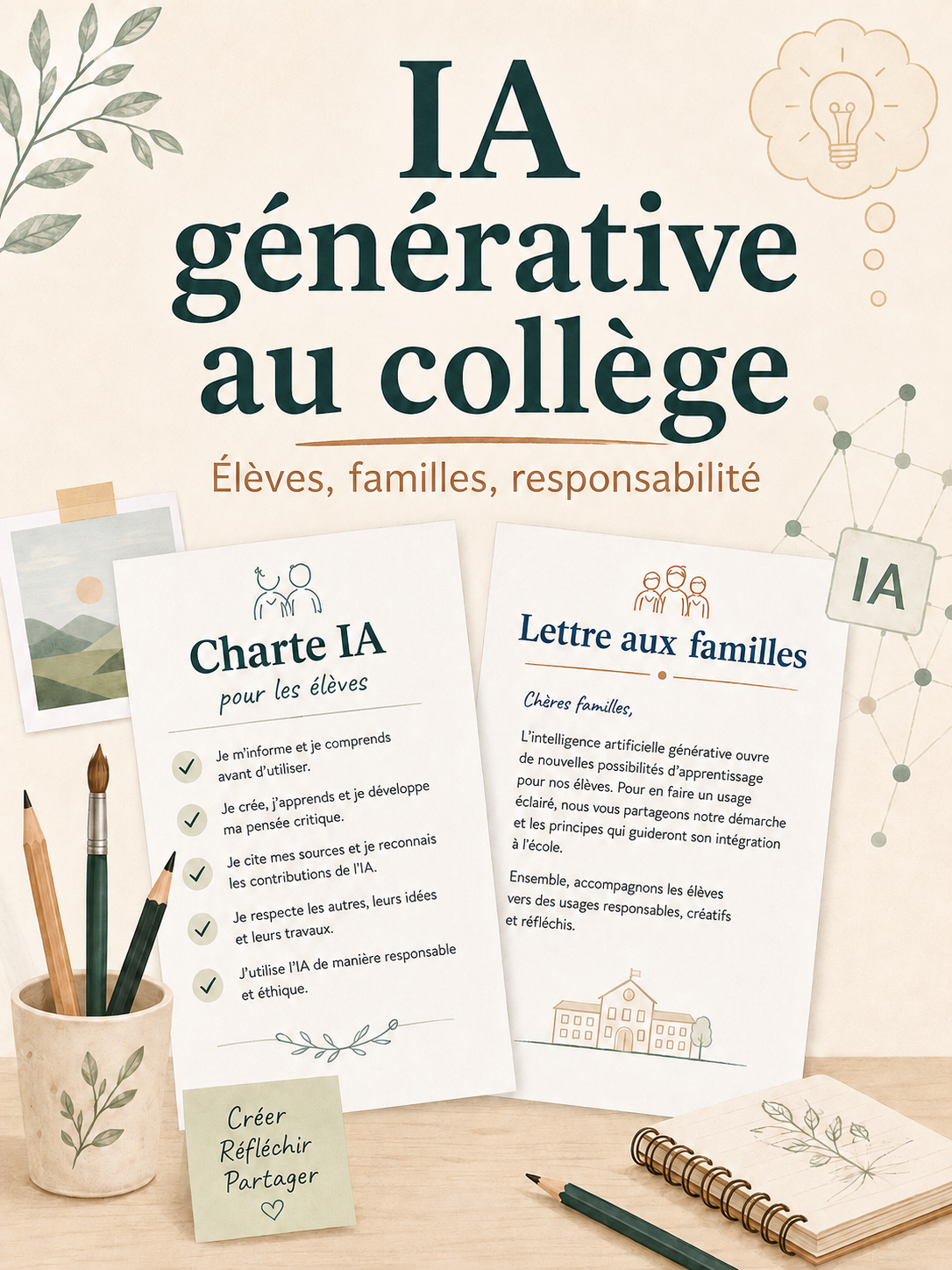 IA générative : apprendre à s’en servir, apprendre à en répondre